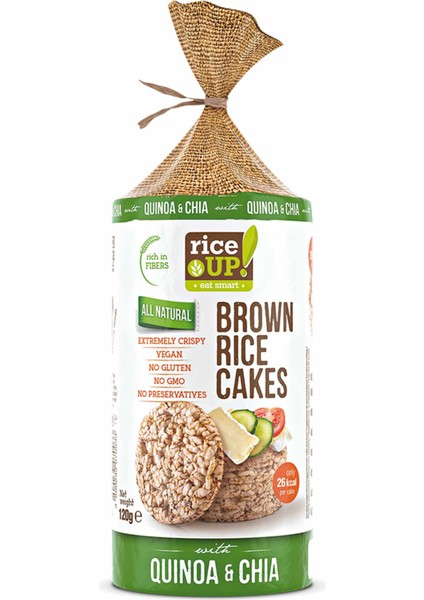 Glutensiz Quinoa ve Chia'lı Pirinç Patlağı 120 gr