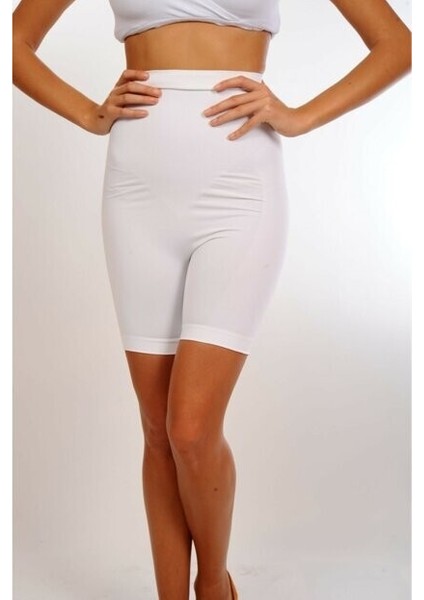 Sema Baby Silikonlu Toparlayıcı Korse - Beyaz S