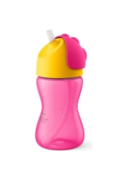 Pipetli Bardak +12 Ay 300 ml - Pembe