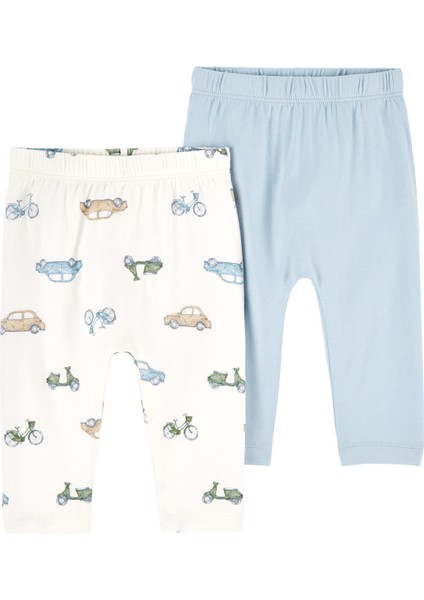 Erkek Çocuk Bebek Purelysoft 2'li Pantolon Set