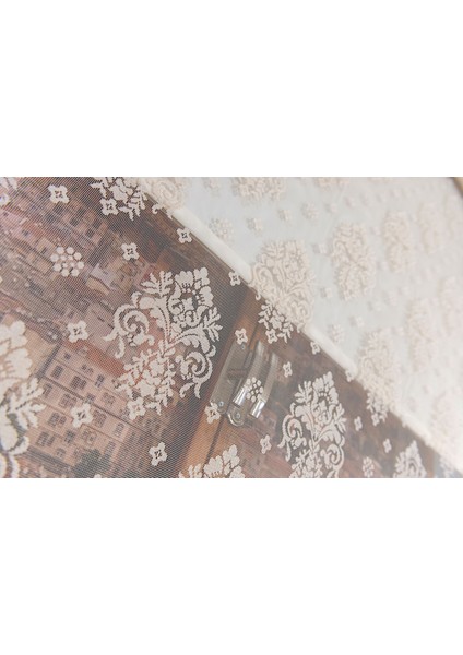 Çift Mekanizmalı Tül Stor Perde Kahverengi fırsatları