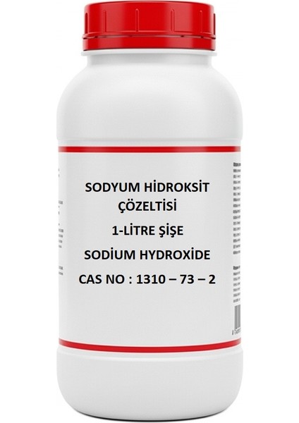 Sodyum Hidroksit - Sodium Hydroxide 1Lt. Şişe