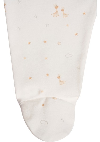 Beli Lastikli Unisex Bebek 2'li Patikli Pantolon