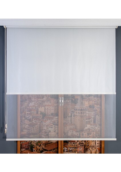 Çift Mekanizmalı Tül Stor Perde fiyatları