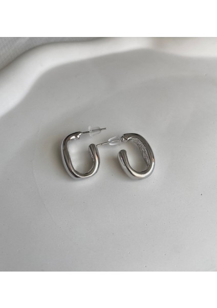 Kadın Küpe Küçük Boru J Model Küpe