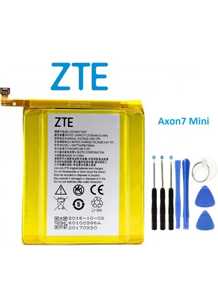Zte Axon 7 Mini 5.2 LI3927T44P8H726044 Batarya Pil ve Tamir Seti Senalstore