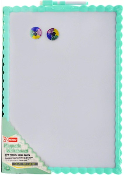 21.5X28 Çift Taraflı Manyetik Yazı Tahtası (JL-115)