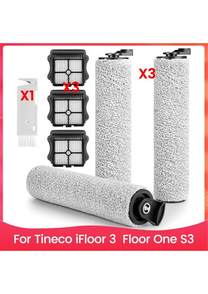 Tineco Tineco Ifloor 3, Floor One S3 Kablosuz Elektrikli Süpürge Fırça Silindirleri ve Hepa Filtreleri Için Silindir Fırça Yedeği (Yurt Dışından)