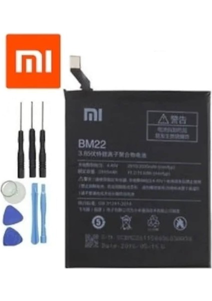 Xiaomi Mi5 Pil Batarya BM22 ve Tamir Seti Senalstore