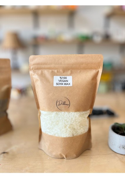%100 Bitkisel Soya Wax Yaprak Şeklinde Flake 1kg