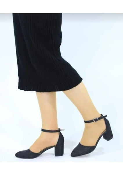 Kadın Ayakkabı Simli Kısa Topuklu Klasik Ayakkabı Günlük 5 cm fiyatları