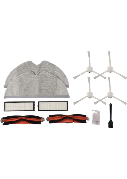 Ana Yan Fırça Filtre Paspas Bezi Xiaomi Mijia 1c 2c 1t STYTJ01ZHM Dreame F9 Robot Süpürge Parçaları Aksesuarları (Yurt Dışından)