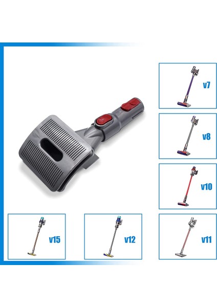 Dyson V10 V11 V12 V15 V8 V7 V6 Elektrikli Süpürge Aksesuarları Için Köpek Kedi Evcil Hayvan Yatak Fırçası Bakım Aracı (Yurt Dışından) modelleri