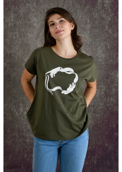 Connect Kadın Baskılı T-Shirt indirimleri