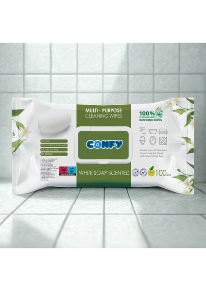 Yüzey Temizlik Havlusu 2’li Set – Beyaz Sabun & Arap Sabunu Kokulu, 200 Yaprak modelleri