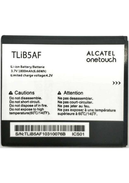 Alcatel Turkcell Wın MW40V Batarya Pil TLIB5AF Senalstore