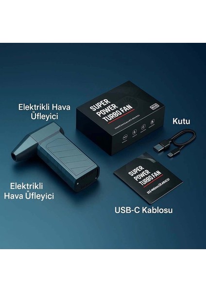 X6 Turbo Fan Hava Tabancası, Şarjlı Hava Tabancası