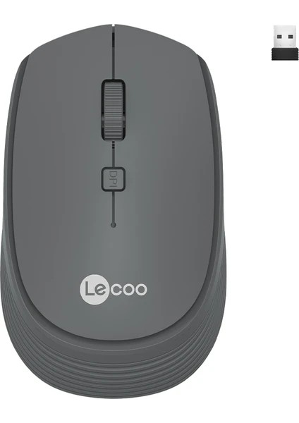 WS202 Kablosuz 1200DPI 4 Tuşlu Optik Mouse Siyah