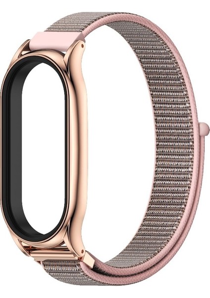 Xiaomi Mi Band 7/7 Nfc Pembe Kum Gül Altın Için Naylon Watch Band (Yurt Dışından)