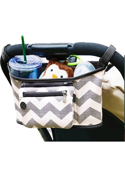 Bebek Arabası Organizatörü ve Fincan Tutucu Gray (Yurt Dışından) fiyatları