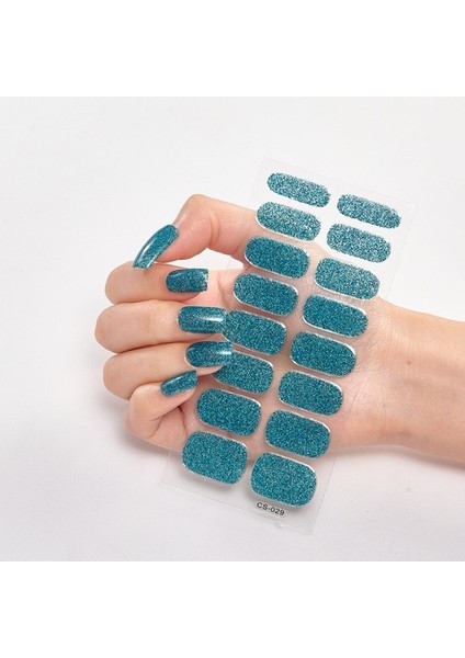 Nails Glitter Serisi Toz Sequins Tam Güzellik Tırnak Çıkartmaları (Yurt Dışından)