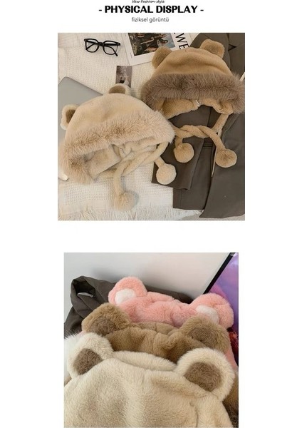 Tatlı Sevimli Ay Peluş Örgü Şapka (Yurt Dışından)