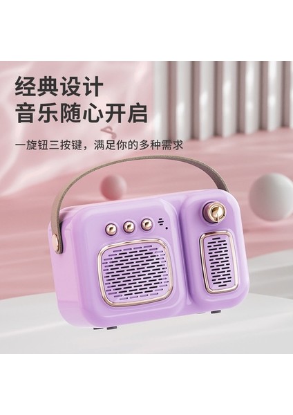 Açık Taşınabilir Retro Bluetooth Hoparlör (Yurt Dışından) fırsatları