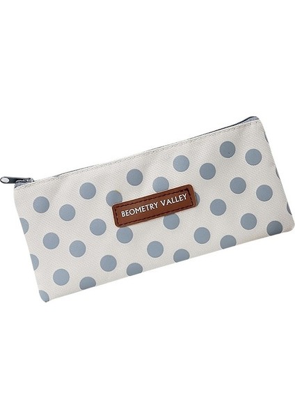 Tuval Kalem Kutusu Basit Çizgili Izgara Düz Renk Kalem Çantası Kalem Kılıfı Ofis Okul Öğrencileri Malzemeleri (Yurt Dışından)