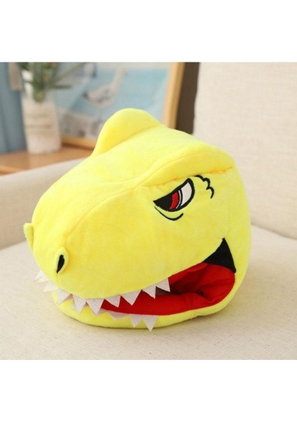 Sevimli Dinozor Kafa Şapka Cosplay Headgear Çok Güzel Fotoğraf Sahne Cadılar Bayramı Sarı (Yurt Dışından) fırsatları