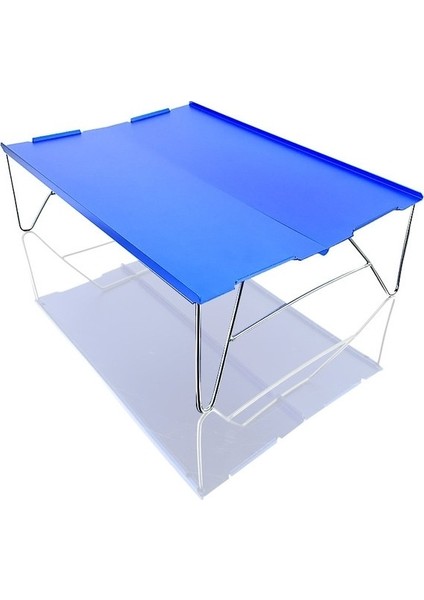 Mini Alüminyum Masa Ultralight Katlanır Piknik Masası Kırmızı (Yurt Dışından)