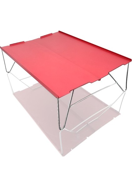 Mini Alüminyum Masa Ultralight Katlanır Piknik Masası Kırmızı (Yurt Dışından) indirimleri