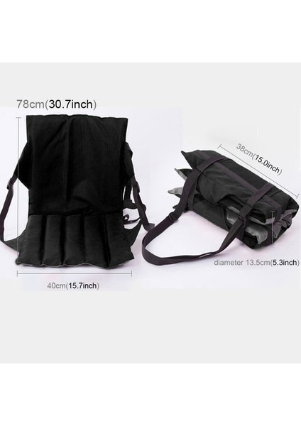 Backrest ile Dış Mekan Katlanır Koltuk Yastığı Boyut 78*40*2cm Siyah (Yurt Dışından) modelleri