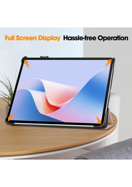 Huawei Matepad 11.5 S Otomatik Uyandırma / Uyku Üç Katlı Stand Deri Tablet Kılıfı (Yurt Dışından) indirimleri