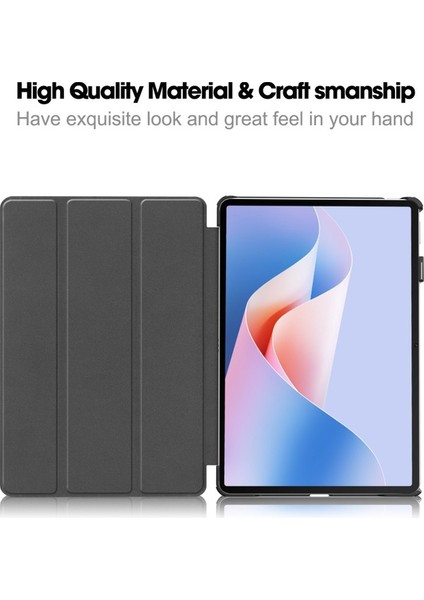Huawei Matepad 11.5 S Otomatik Uyandırma / Uyku Üç Katlı Stand Deri Tablet Kılıfı (Yurt Dışından) fiyatları