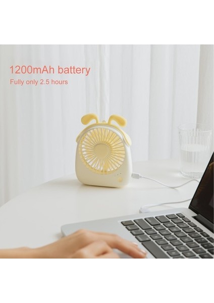 WT-F14 1200 Mah Rab Şekilli Mini Taşınabilir Fan (Yurt Dışından)