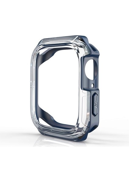 Apple Watch S 7 45 mm Midnight Mavi Için Şeffaf Kılıf (Yurt Dışından)
