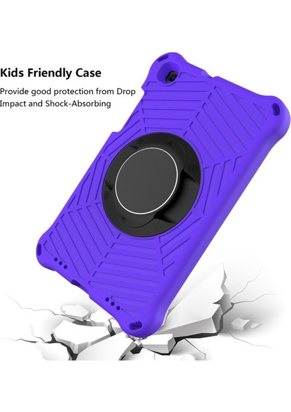 Samsung Galaxy Tab Için A.8.0 2019 SM-T290 / SM-T295 Case Mor (Yurt Dışından)