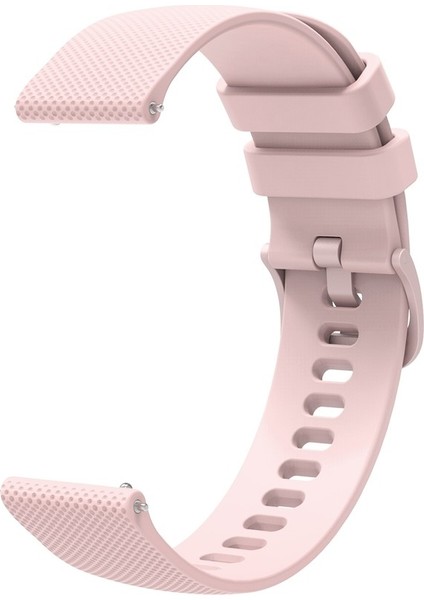 20 mm Pockmarked Ton Tokalı Silikon Saat Band Pembe (Yurt Dışından) fiyatları