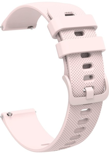 20 mm Pockmarked Ton Tokalı Silikon Saat Band Pembe (Yurt Dışından) fırsatları