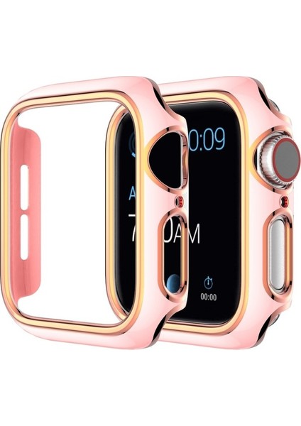 Apple Watch 3 & 2 & 1 38 mm Beyaz Pembe Için Pc Saat Kılıfı (Yurt Dışından)