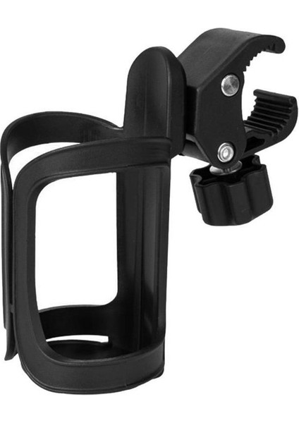 2'li Bebek Arabası Evrensel Fincan Fren Şişesi Rafı Siyah (Yurt Dışından)