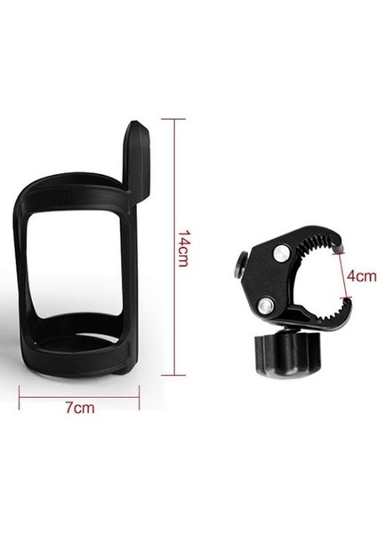 2'li Bebek Arabası Evrensel Fincan Fren Şişesi Rafı Siyah (Yurt Dışından) modelleri