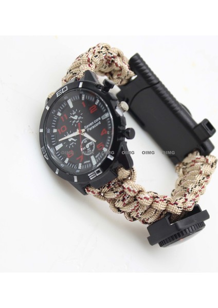 Yeni Açık Bilezik Yedi Çekirdekli Şemsiye Ipi Vücut Koruma Bileziği Şemsiye Ipi Çok Fonksiyonlu El Ipi (Yurt Dışından)