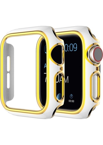 Apple Watch 3 & 2 & 1 38 mm Beyaz Pembe Için Pc Saat Kılıfı (Yurt Dışından)
