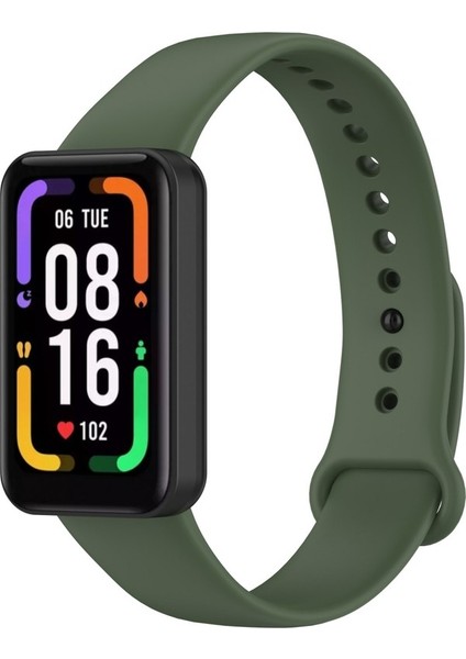 Xiaomi Redmi Band Pro Dark Green Için Silikon Saat Bandı (Yurt Dışından)