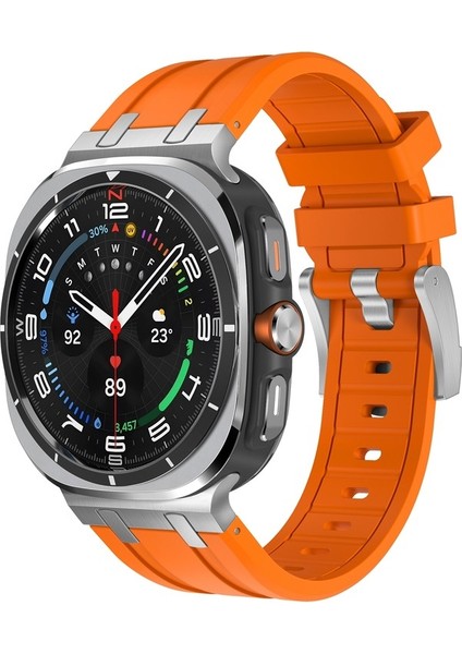 Samsung Galaxy Watch Ultra 47MM Için Sıvı Silikon Kayış (Yurt Dışından)