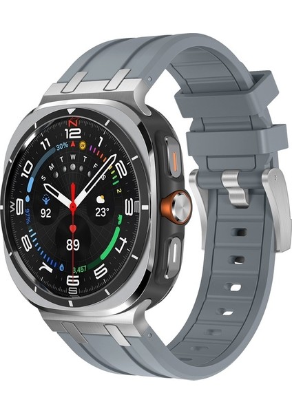 Samsung Galaxy Watch Ultra 47MM Için Sıvı Silikon Kayış (Yurt Dışından)