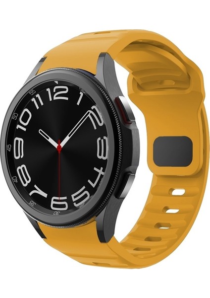 Samsung Galaxy Watch 7/6/5/4 Için Silikon Saat Kayışı (Yurt Dışından)