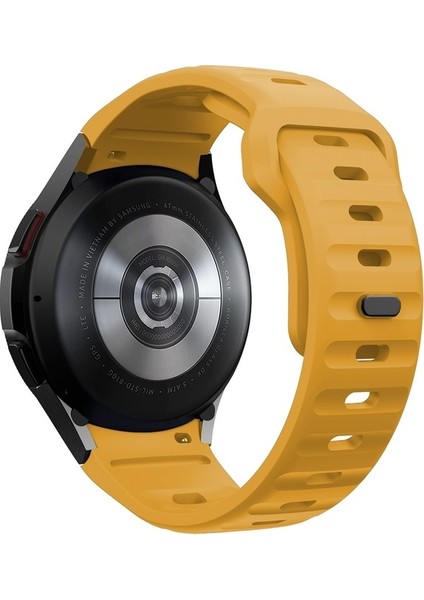 Samsung Galaxy Watch 7/6/5/4 Için Silikon Saat Kayışı (Yurt Dışından)