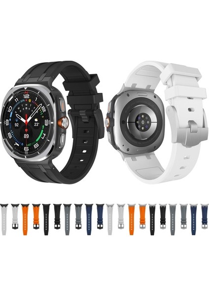 Samsung Galaxy Watch Ultra 47MM Için Sıvı Silikon Kayış (Yurt Dışından)
